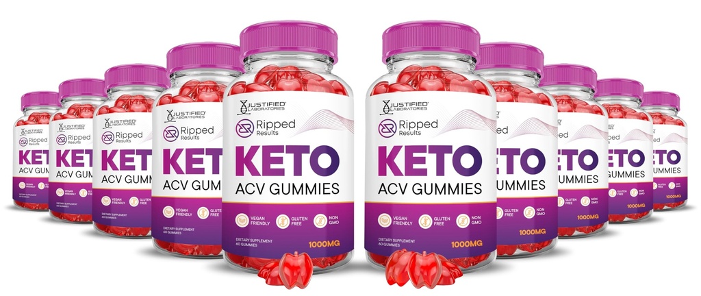 (10 Pack) Rippped Results Keto ACV Gummies Advanced Formula 1000MG Rippped Results Keto Gummies Apple Cider Vinegar Formulated with Pomegranate Beet Juice Powder B12 Vegan Non GMO 600 Gummys