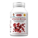 ANDREW LESSMAN Βιταμίνη B12 500 360 Κάψουλες - Απορρόφηση-προστατευόμενη μεθυλοκοβαλαμίνη (Φυσικό συνένζυμο Βιταμίνη B12), Απαραίτητη για την ενέργεια και την υποστήριξη του στρες, Plus B-Complex, εύκολο να καταπιούν κάψουλες