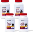 Major Acid Gone Extra Strength Αντιόξινα Μασώμενα Δισκία - Anti-Acid Relux Medicine for Adults - Αναστατωμένο Στομάχι, Οξύ Δυσπεψία, και Heartburn Relief - Long-Lasting - 100 Count (4 Pack)