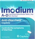 Imodium A-D Diarrhea Relief Capets with Loperamide HCl, Anti-Diarrheal Medicine to Help Control Συμπτώματα Διάρροιας Λόγω Οξείας Διάρροιας & Ταξιδιώτη, HSA/ FSA Επιλέξιμη, 6 ct