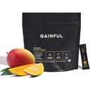 Gainful Hydration Powder Packets, Caffeine Free with Key Electrolytes Magnesium and Sodium, Energy Support, Low Sugar, Tropical Mango, 21 Sticks