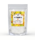 Ανεπιτήδευτος φούρνος σκόνης βιταμίνης C (1 lb) Ασκορβικό οξύ, επαναχρησιμοποιήσιμη σακούλα