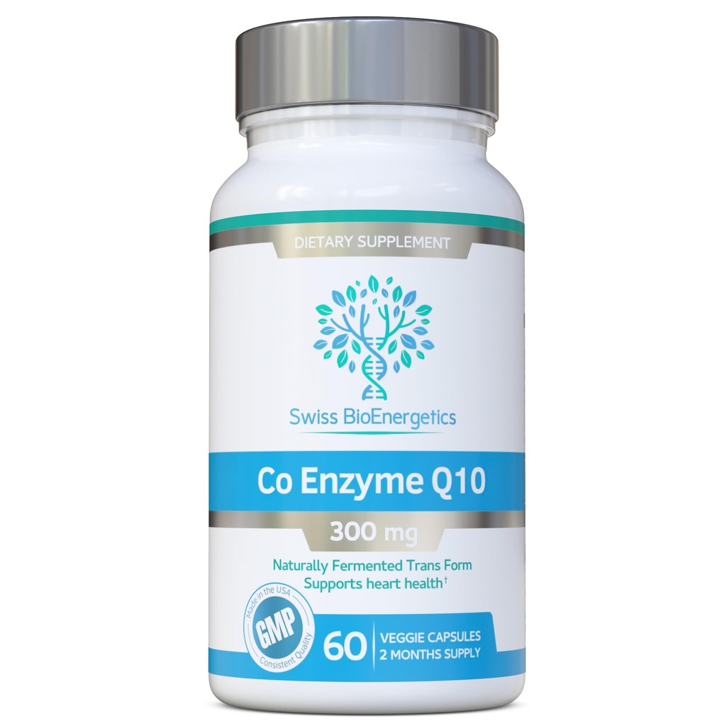 Συνένζυμο Q10 CoQ10 300mg 60 Κάψουλες - Superior Φυσικά Ζυμωμένο Trans Form