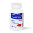 MAJOR Docusate Sodium 250 mg, Extra Strength Stool Softener Laxative for Occasional Constipation Relief – Simulant‐ Free, 100 Softgels (1 Pack)