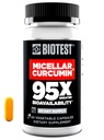 Biotest Micellar Curcumin - 95x Greater Absorption, UCLA Invented, Patented - 60 Servings