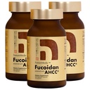 Fucoidan Powered with AHCC® Brown Seaweed Immunity Supplement with High Purity Organic Mekabu Mozuku Agaricus 3 Μπουκάλια - 480 κάψουλες λαχανικών Made in Japan