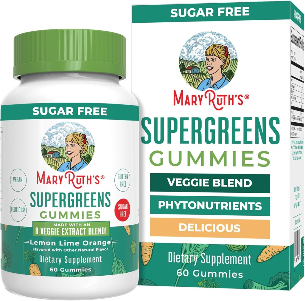 MaryRuth Organics Super Greens Gummies 