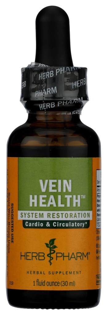 Βότανο Pharm Vein Υγεία Υγρή Φυτική Φόρμουλα για Καρδιαγγειακό και Κυκλοφορικό Σύστημα Υποστήριξης, 1 Fl Oz