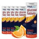 TRUEplus Glucose Tabletισκία, Πορτοκαλί Γεύση - 6X 10ct Σωλήνες