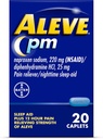 Aleve Pain Relief and Nighttime Sleep Aid Naproxen Caplets Νάτριο ‐ 20 Count