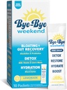 Detox Drink Mix w/Electrolytes - για Bloating, Recovery, Fatigue, Brain Fog - Probiotics, Lion’s Mane, Milk Thistle - Zero Sugar Lemonade - 10 Pack