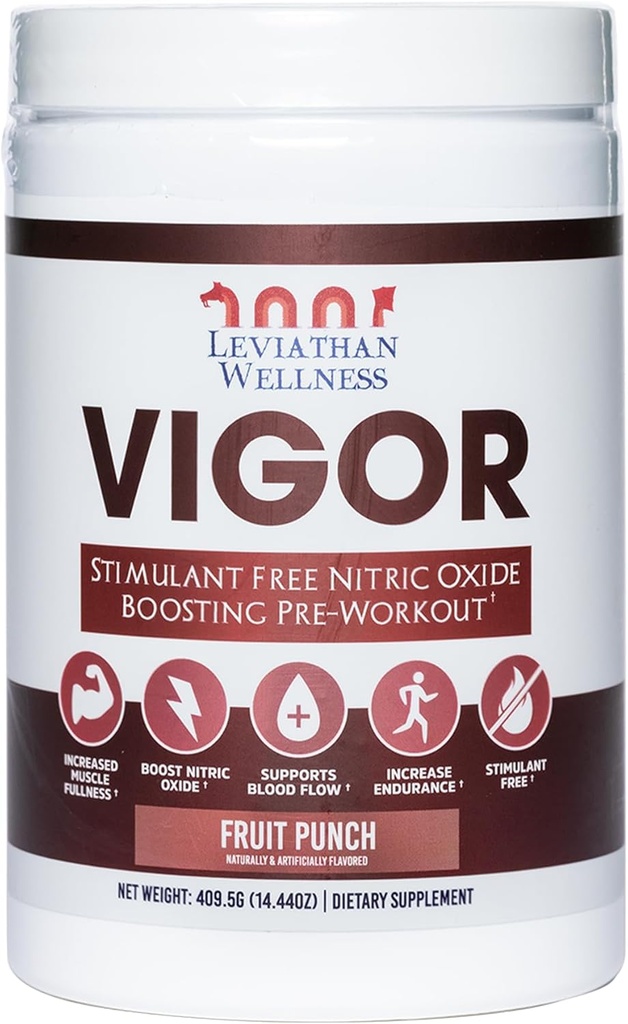 Vigor - Simulant-free Nitric Oxide Pre-Workout Powder 