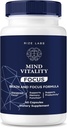 rize labs Mind Vitality Focus Brain Supplement to Boost Focus and Concentration & Αποφύγετε τη μεσογειακή κόπωση (60 κάψουλες)