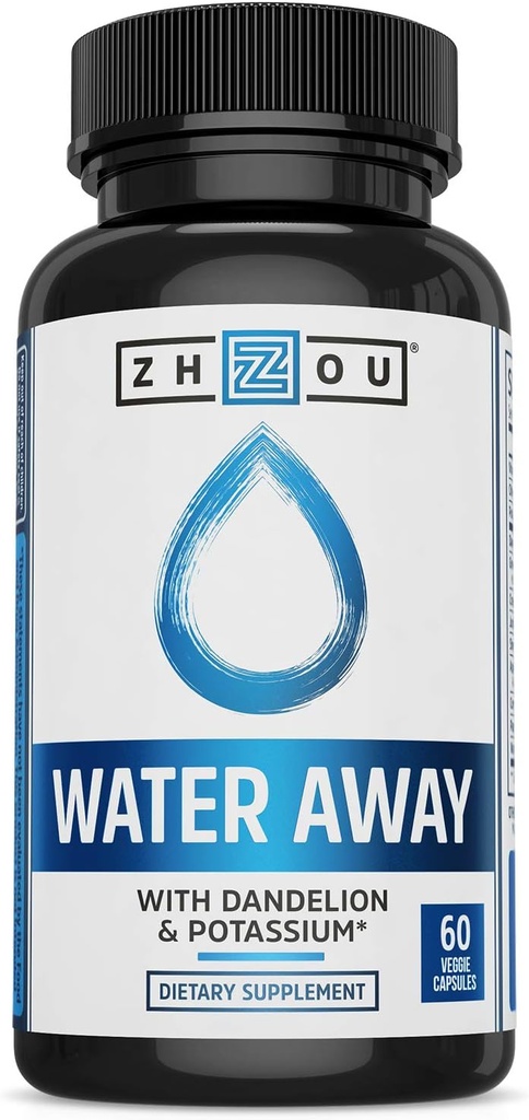 ZHOU Water Away Herbal Formula for Healthy Fluid Balance 