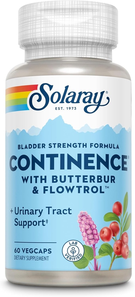 SOLARAY Continence w/Flowtrol, Veg Cap (Κάρτον) 60ct