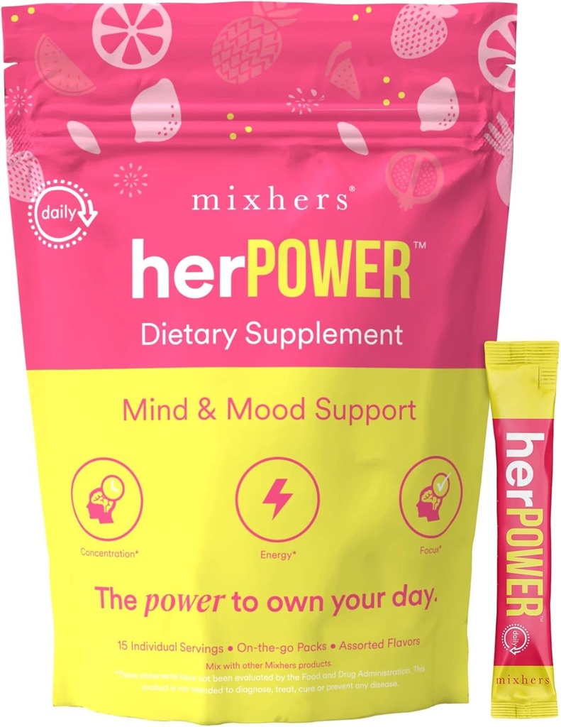 MIXHERS Focus Brain Support Supplement 