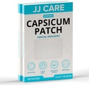 JJ CARE Capsicum Patch (40 PCS), 4.7" x 7.1" Καταπραϋντικό Patch καψαϊκίνης, Capsicum Patches για λαιμό, ώμο, μυική πληγή- 8 ώρες ανακούφιση