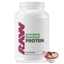 RAW Vegan Protein Powder, Acai Bowl - 20g Φυτοβαθμισμένης Πρωτεϊνικής Σκόνης & Ενισχυμένη με Βιταμίνες για την ανάπτυξη των μυών & την αποκατάσταση - Χαμηλό λίπος, χαμηλή υδατανθράκων, φυσικά αρωματισμένα & γλυκά - 25 Σερβιέτες