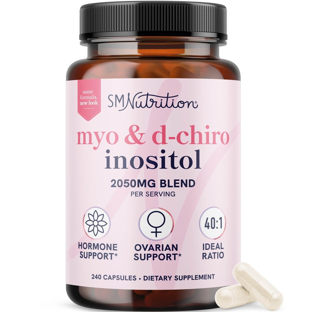 Myo-Inositol & D-Chiro Ινοσιτόλη για την ισορροπία ορμονών για τις γυναίκες 