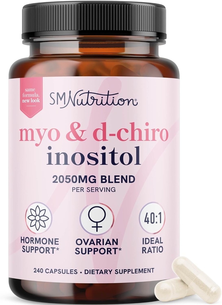 Myo-Inositol & D-Chiro Ινοσιτόλη για την ισορροπία ορμονών για τις γυναίκες 