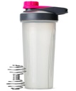 Mr. Pen Shaker Μπουκάλια για μείγματα πρωτεϊνών - 28 oz, Gray & Pink Shaker πρωτεΐνης με Whisk Ball