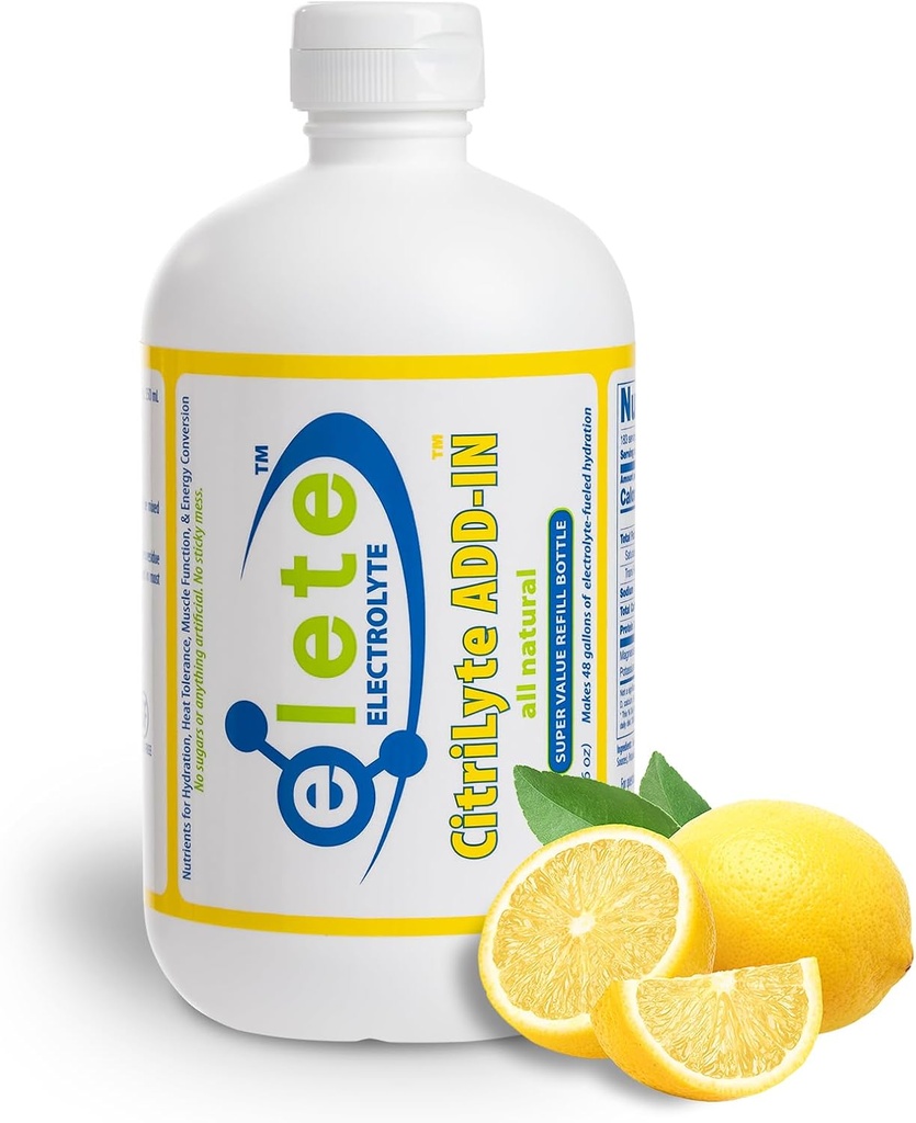 Elete CitriLyte Electrolyte Add-in Hydration Drops 