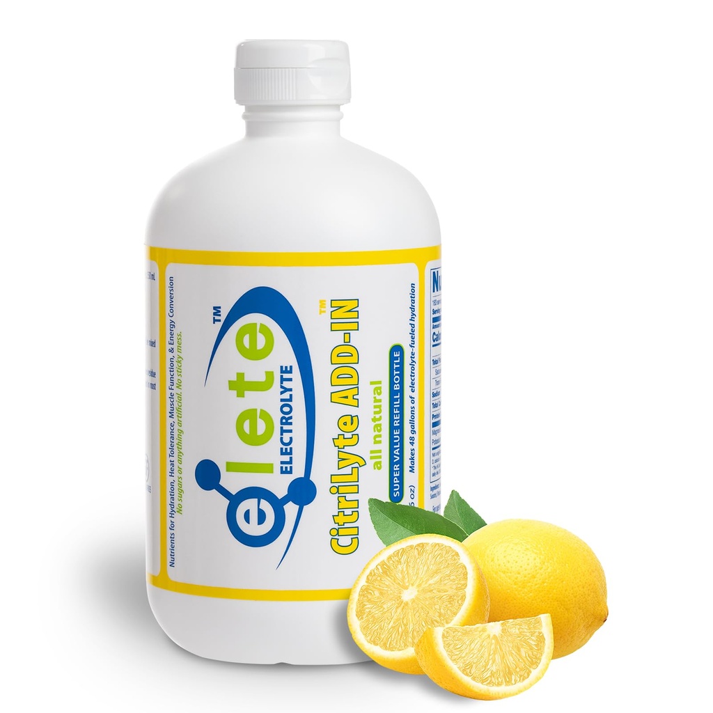 Elete CitriLyte Electrolyte Add-in Hydration Drops 