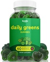 Kwala Nutrition Super Greens Gummies - with Moringa, Spirulina & Chlorella - Made in USA - 60 Gummies - 30 Day Supply