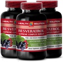 Ενισχύστε το φυσικό σας Stamina - RESVERATROL SUPREME COMPLEX - εκχύλισμα ρεσβερατρόλης με Goji Berry, Acai, Noni, Ρόδι, Mangosteen, Superfruit Blend, Antioxidant, ανοσοποιητική υποστήριξη, 3 Bot 180 Caps