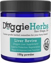 Liver Revive Dog Liver Health Supplement by Doggie Herbs - Human Grade Herbal Plant Based for Liver Healing, Protection, Repair, and Improvement 100g w/Scoop