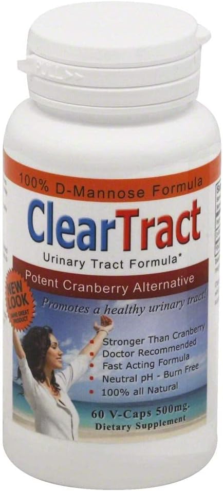 Cleartract D-mannose, 60 Caps by ClearTract (Συσκευασία 3) 3