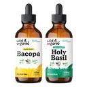 Άγρια & οργανική Βάμμα Bakopa 4 fl oz & Ιερός Βασίλειος Βάμμα 4 fl oz