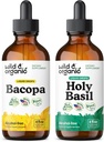 Άγρια & οργανική Βάμμα Bakopa 4 fl oz & Ιερός Βασίλειος Βάμμα 4 fl oz