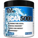 Evlution EVL BCAAs Amino Acids Powder - BCAA Powder Post Workout Recovery Drink and Stim Free Pre Processing Energy - 5g Διακλαδισμένη Αλυσίδα Amino Acids συμπλήρωμα για άνδρες - μπλε Raz