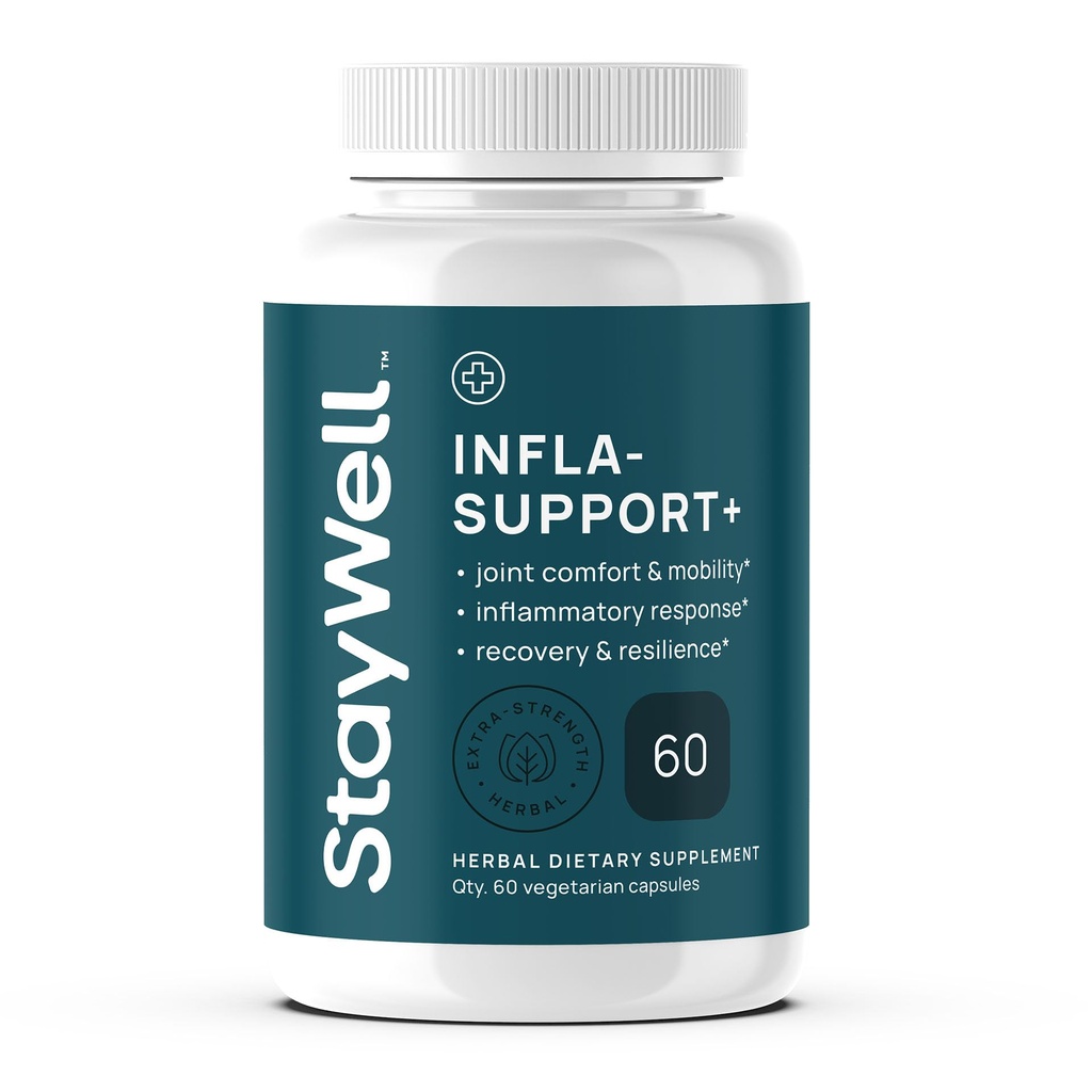 Infla-Support Plus- 750mg συμπλήρωμα βοτάνων με Curcumin και Ashwagadha Extract, Shatavari, Kavach, Fenugreek, Pippali, Guduchi, Shilajit, Gesura και Sunthi 60ct