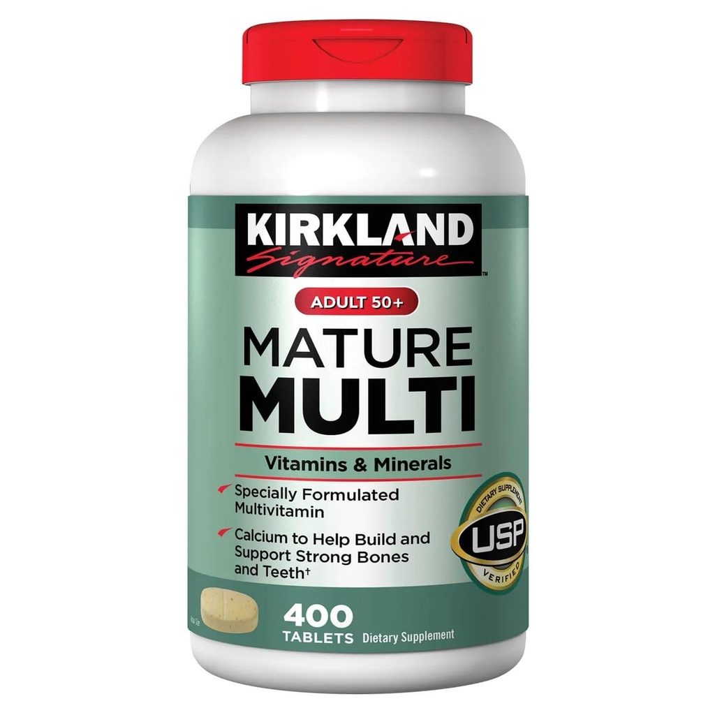 Kirkland Υπογραφή Ενήλικες 50+ Mature Multi, 400 δισκία 1