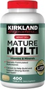 Kirkland Signature Adults 50+ Mature Multi, 400 Tablets 1