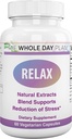 Χαλαρώστε - συμπλήρωμα υποστήριξης, φυσικό στρες ανακούφιση με Ashwagandha, χαμομήλι, L-Θεανίνη βοηθά Πρέπει να είσαι ήρεμος, συγκεντρωμένος και βελτιώνει τον ύπνο, 60 κάψουλες