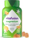 Vitafusion Magnesium Gummy συμπλήρωμα, Φέρτε ηρεμία στη ρουτίνα βιταμινών σας, Τροπική γεύση εσπεριδοειδών, 60 Gummies