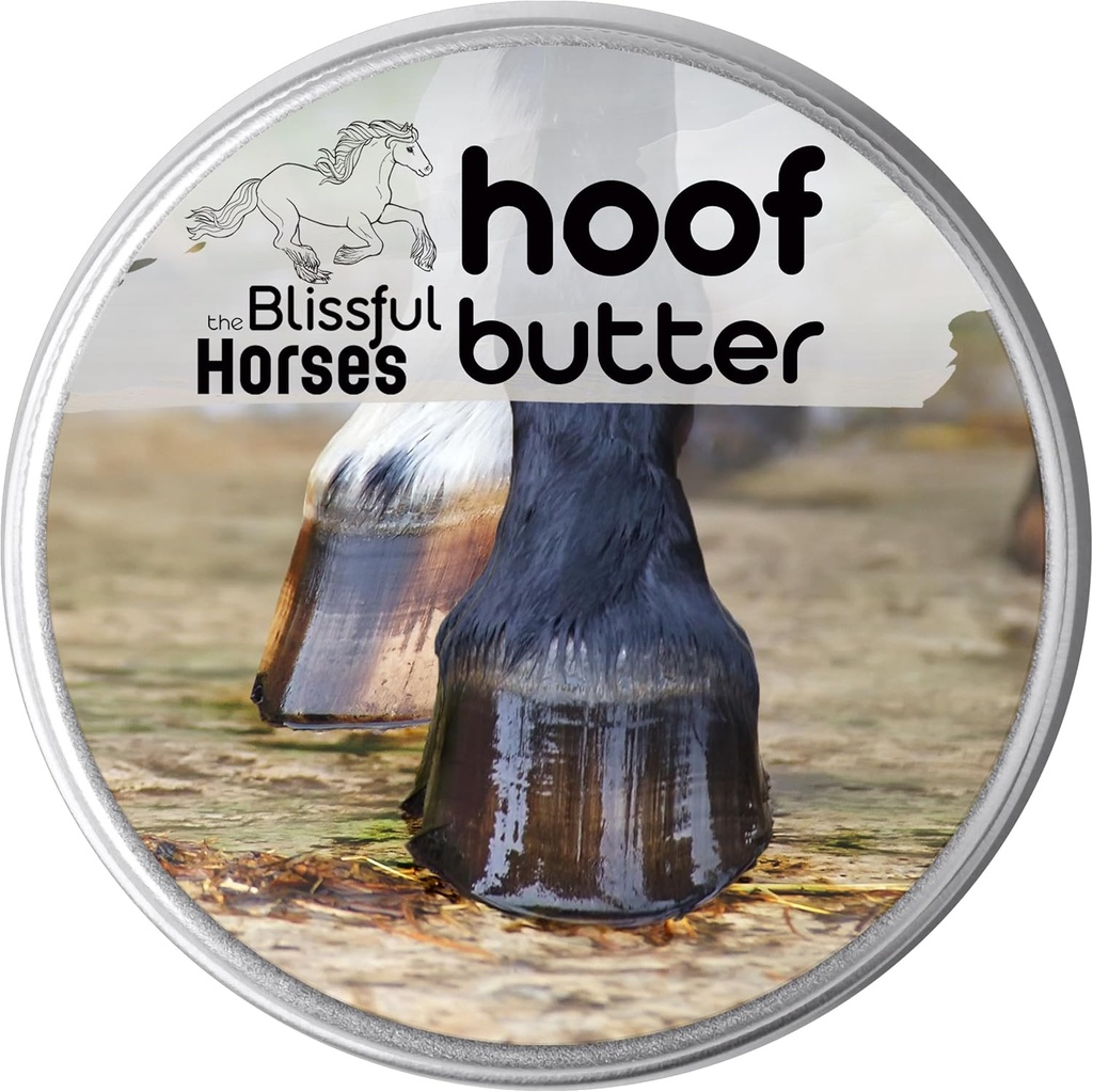 Το Blossful Horses Hoof Butter Όλα φυσική υποστήριξη για τα Hooves του αλόγου σας, 4-Ounce