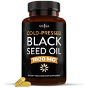 NEW AGE Black Seed Oil Softgel Capsules - Premium Cold-Pressed Nigella Sativa Producing Pure Black Cumin Seed Oil - Non-GMO & Vegetarian (60 Softgels)