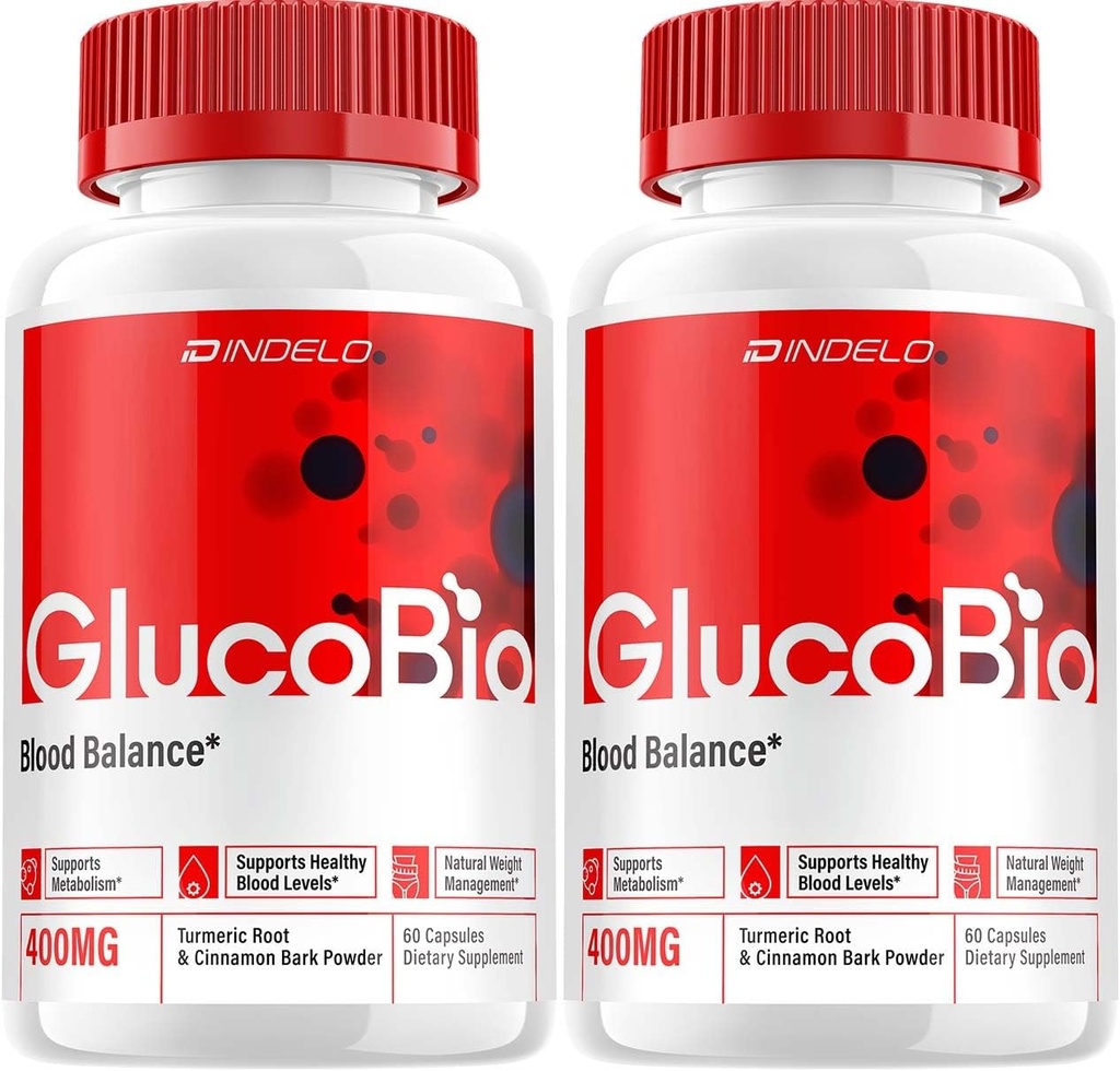 Gluco Bio Healthy Βιταμίνες Κάψουλες, GlucoBio Advanced Supplement, All Natural Formula to Reservate Healthy Levels, Maximum Strength Daily Formula, Gluco Bio Χάπια Κριτικές (2 Pack - 120 Caps)