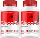 Gluco Bio Healthy Βιταμίνες Κάψουλες, GlucoBio Advanced Supplement, All Natural Formula to Reservate Healthy Levels, Maximum Strength Daily Formula, Gluco Bio Χάπια Κριτικές (2 Pack - 120 Caps)