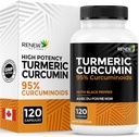 Renew Actives Turmeric Curcumin with Black Pepper – 600MG Turmeric Root, 100MG Curcuminoids ανά 2 κάψουλες – Υποστηρίζει Digestion, Liver Health, Joint Relief & Mobility – Κατασκευάζεται στον Καναδά – 120 κάψουλες