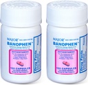 MAJOR Banohpen - Πλήρης Αλλεργική Θεραπεία - Διφαινυδραμίνη HCI 50 mg - Αντιισταμινικό - 100 Καψάκια (2 Συσκευασία)