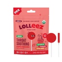 Lolleez by EEZ Co. Organic Throat Soothing Pops for Kids, Variety Pack, 28ct