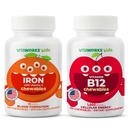 Παιδιά Iron 10mg + Βιταμίνη C Μασώμενα + Βιταμίνη B12 Μασώμενα