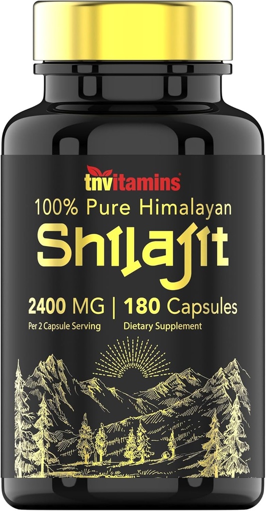 tnvitamins Shilajit Κάψουλες 2400 MG - 180 κάψουλες 