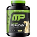 Muspharm Combat 100% Whey Protein Powder, Banana Milk Flavor, Fast Recovery & Myster Gain with Whey Protein Isolate, High Protein Powder for Women & Men, Gluten Free, 5 lb, 70 Servings