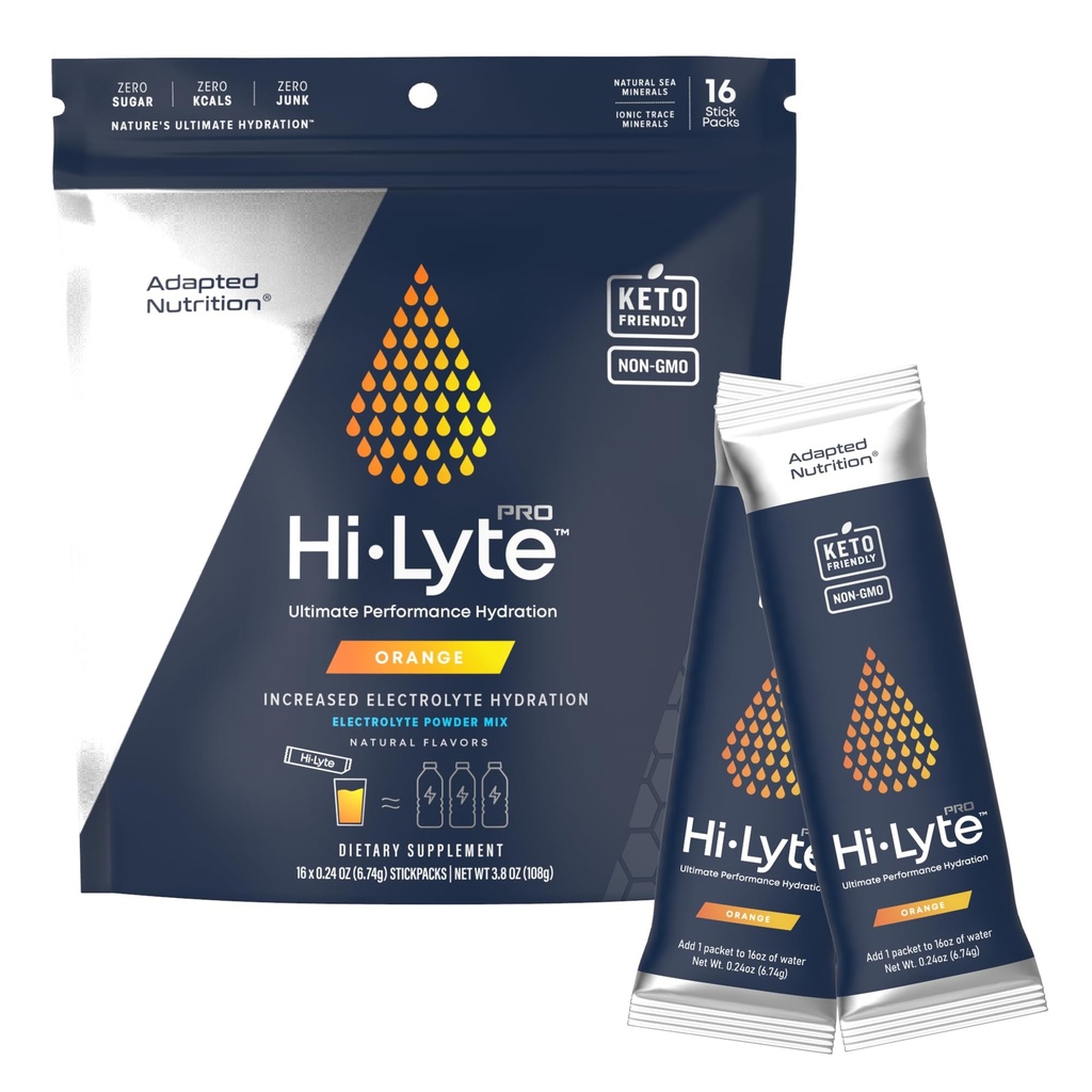 Προσαρμοσμένη διατροφή Hi-Lyte Pro πακέτα ενυδάτωσης - 16 μεμονωμένα πακέτα ποτών 